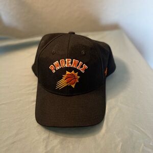 Phoenix Suns Black Baseball Cap with Embroidered Logo